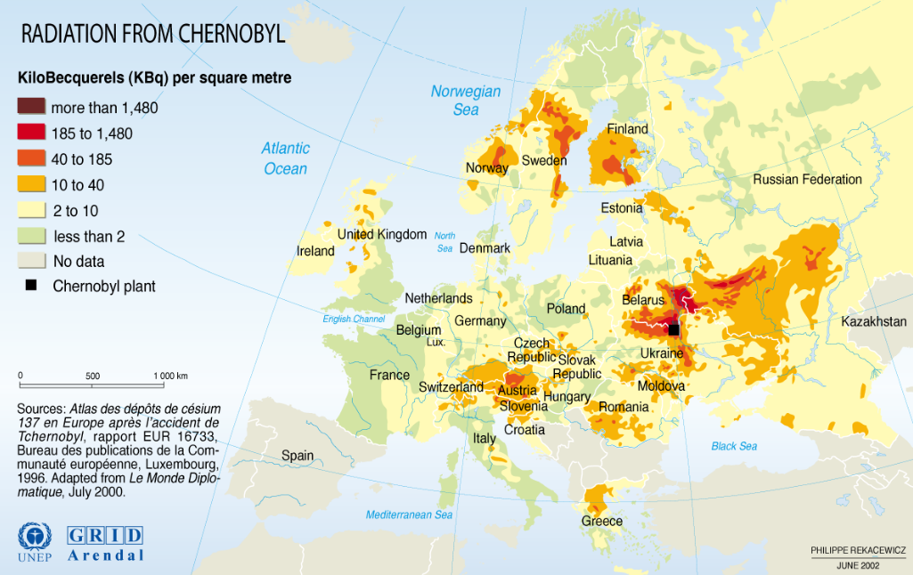 Transboundary pollution Chernobyl DP Geography at NIS